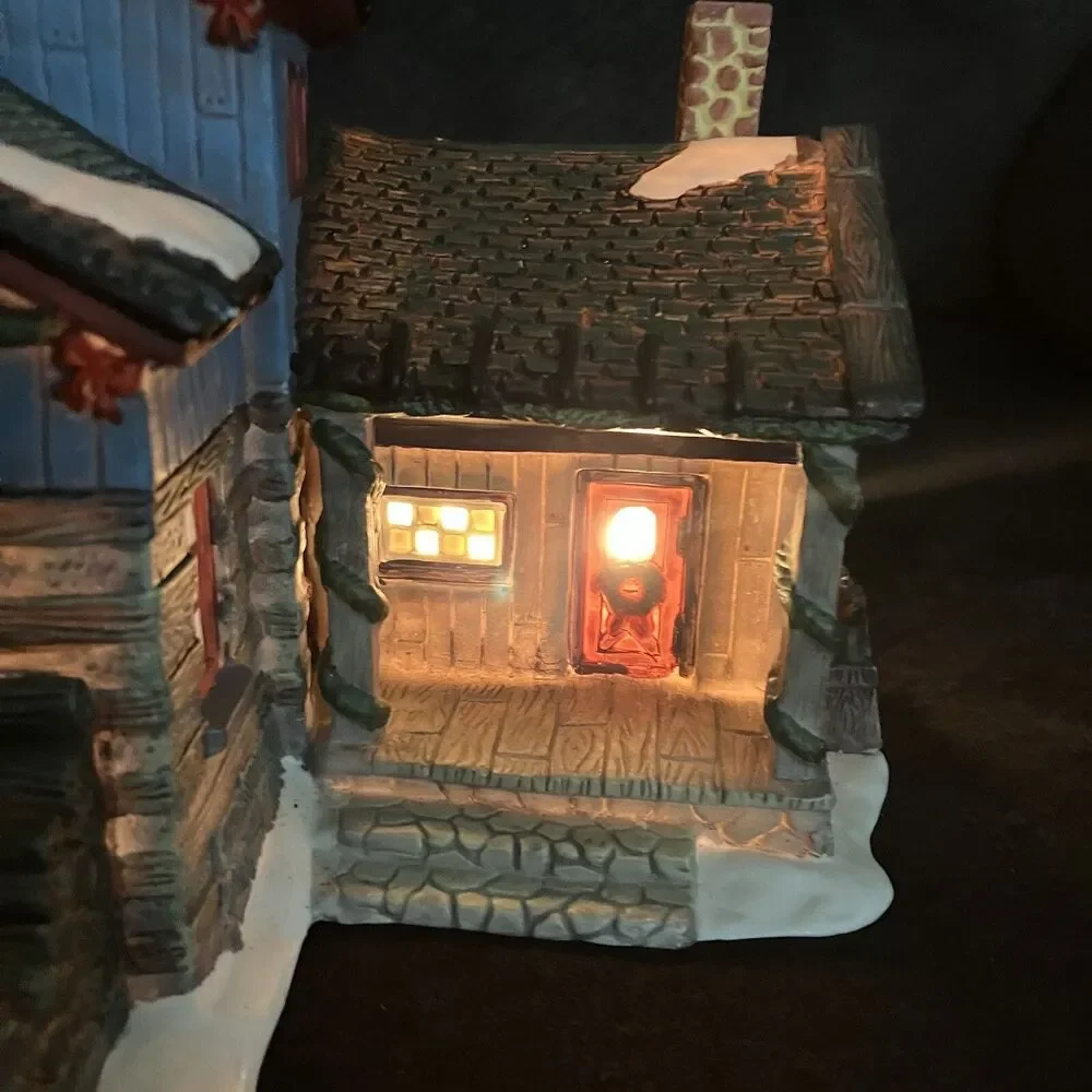 Santa's Workbench 2001 Collection Crooked Creek Cabin Victorian Series With Box